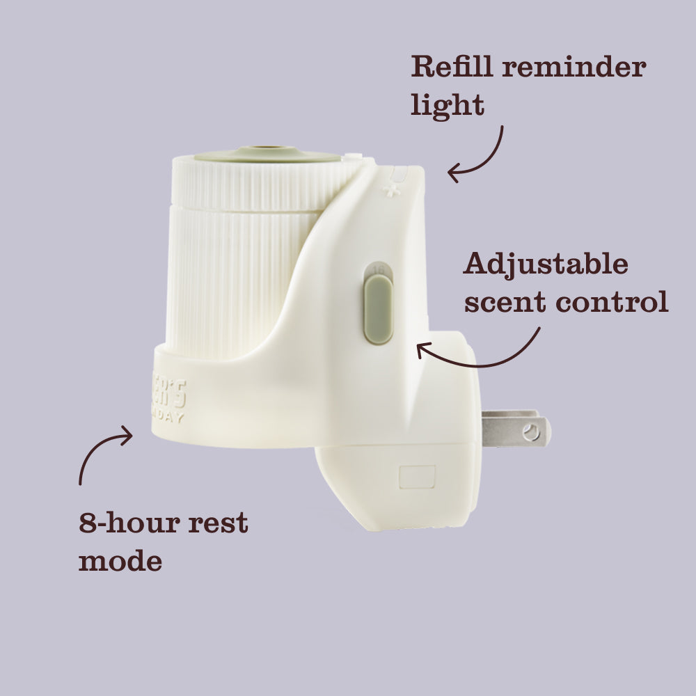 Lavender Plug In Scented Oil Warmer With Refill