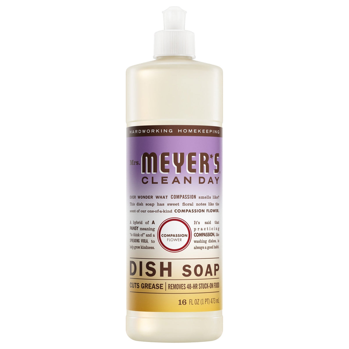 Compassion Flower Dish Soap | Mrs. Meyer's