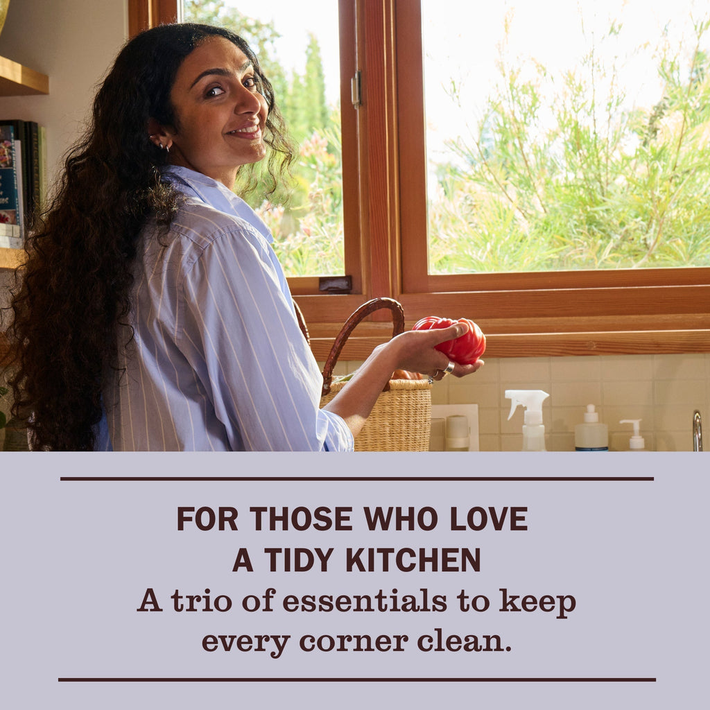 Mrs. Meyer's Iowa Pine Kitchen Basics Set