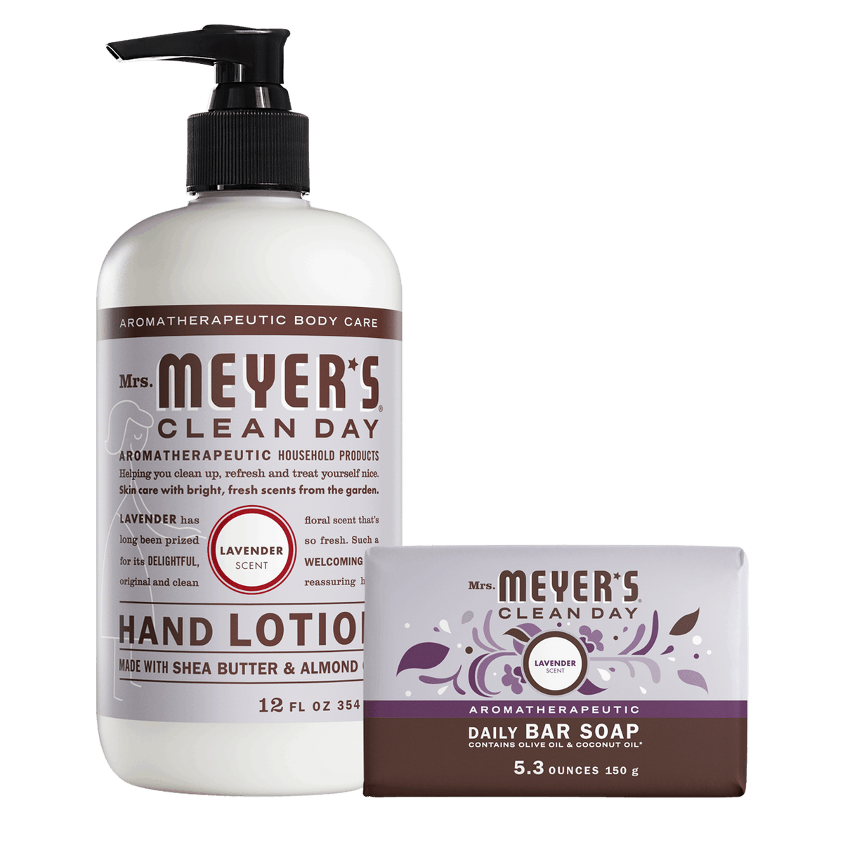 Mrs. Meyer's Lavender Bar Soap &amp; Hand Lotion Set