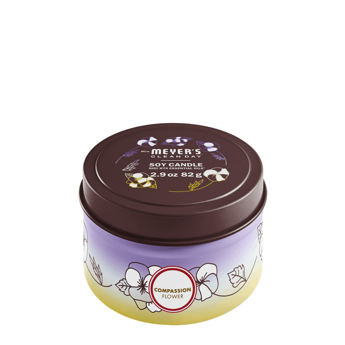 Mrs. Meyer's Compassion Flower Tin Candle