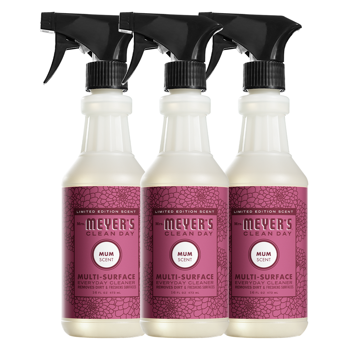 Mrs. Meyer's Mum Multi-Surface Everyday Cleaner 3-count Bundle