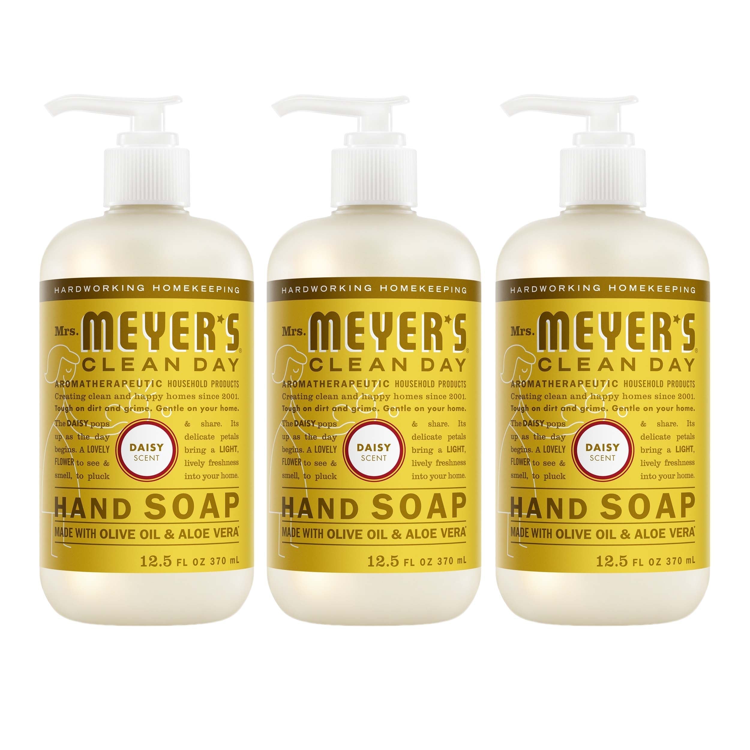 Mrs. Meyer's Daisy Liquid Hand Soap 3-count Bundle