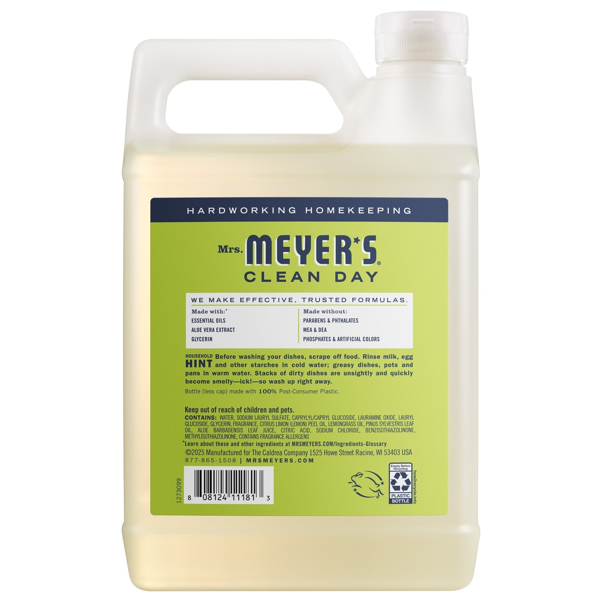 Mrs. Meyer's Lemon Verbena Dish Soap Refill