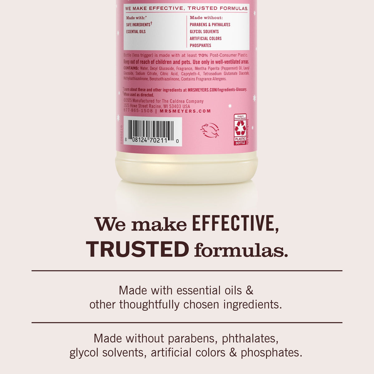 Mrs. Meyer's Peppermint Multi-Surface Everyday Cleaner 3-count Bundle